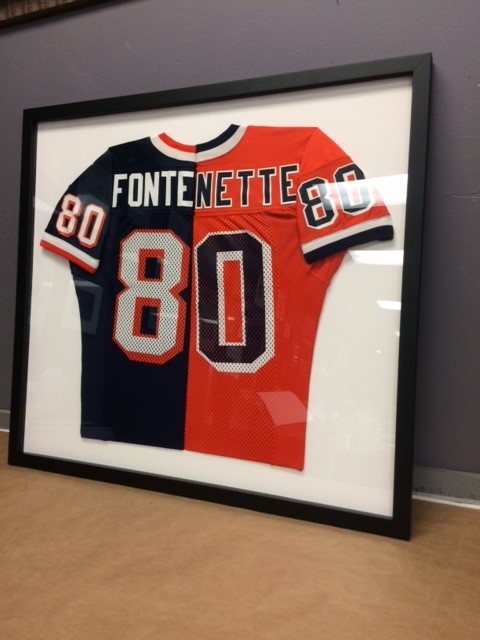 Fontenette 80 framed hockey jersey